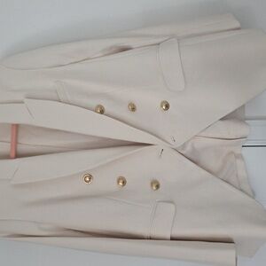 Express Cream Blazer with Gold Accents